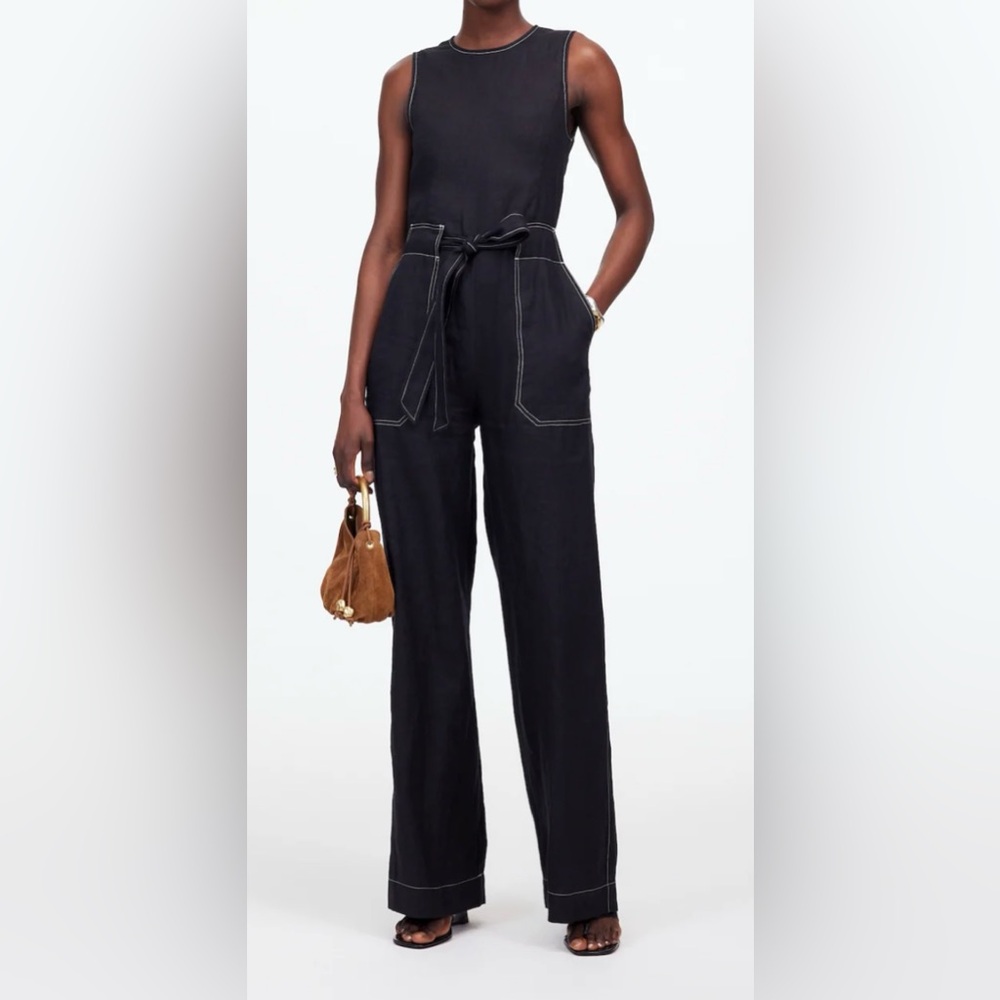 Madewell Women's Black Denim Overalls